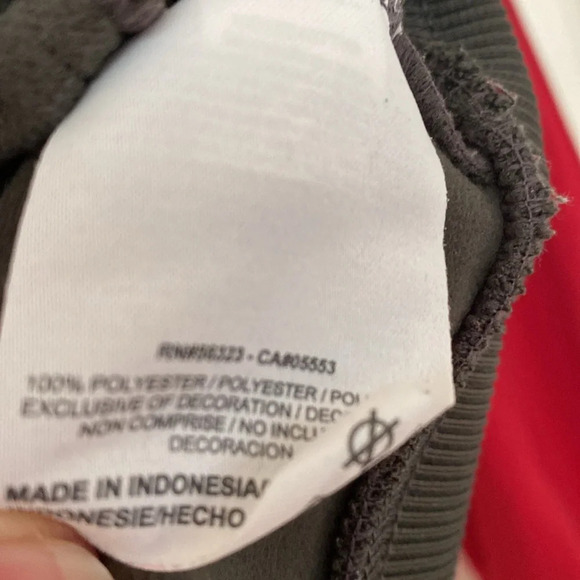 Nike The Athletic Dept Full Zip Sweatshirt Size XL Mens Gray Red Swoosh Jacket - Picture 9 of 10